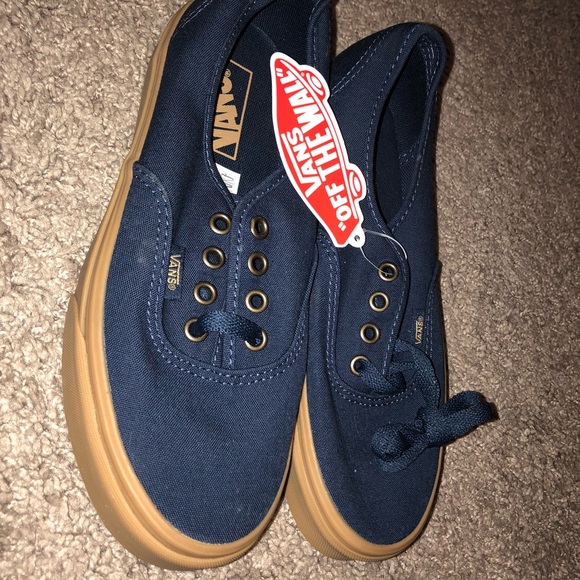 authentic vans navy blue